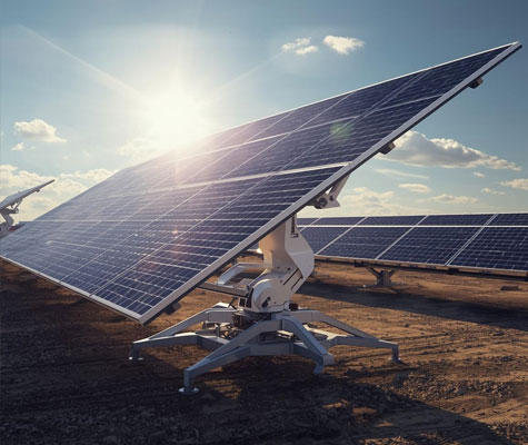 Dual axis solar tracker for maximum solar energy generation