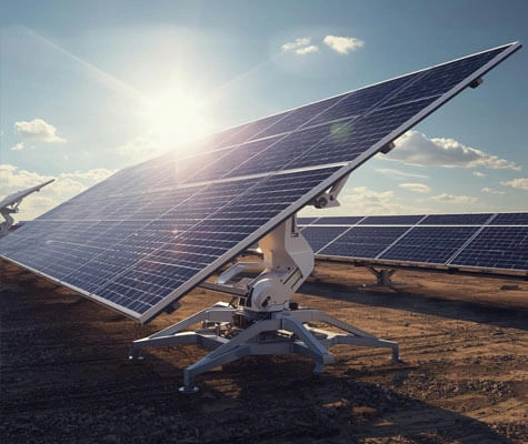 Dual axis solar tracker for maximum solar energy generation