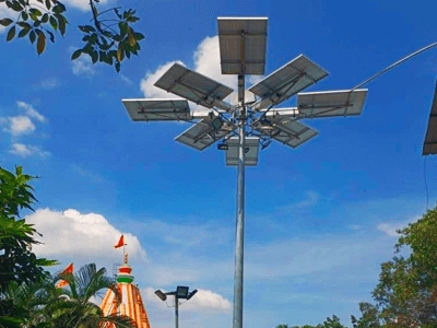 High mast lighting poles manufacturer in Maharashtra for highways, stadiums, ports and industrial zones